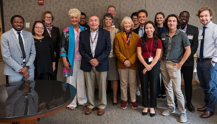 Regents with the Student Representatives to the Board at the September 2024 Board meeting